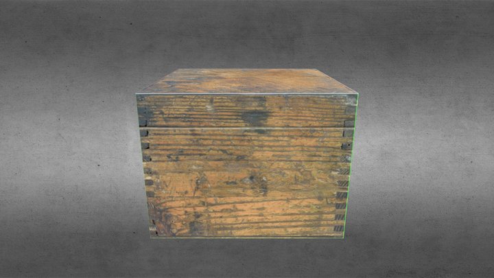 Vázquez's Crate 02 - Old Chest 3D Model