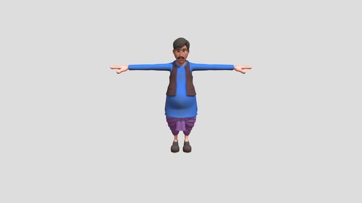 cartooni charecter 3D Model