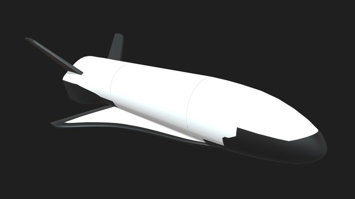 X-37B 3D Model
