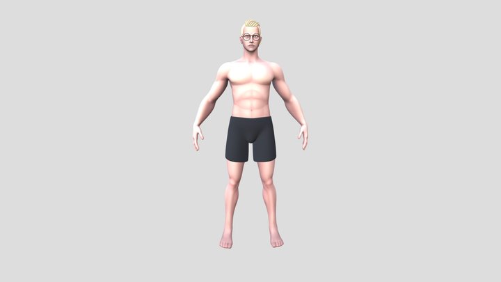 Basemesh-male 3D models - Sketchfab