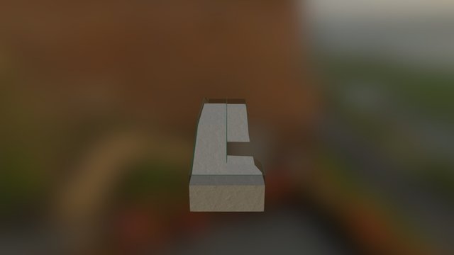 Toy train bridge 3D Model