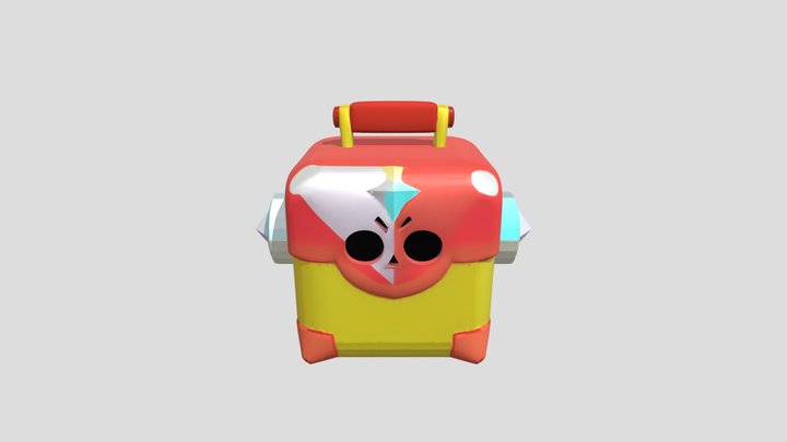 #Brawl stars Ultra Box 4 3D Model
