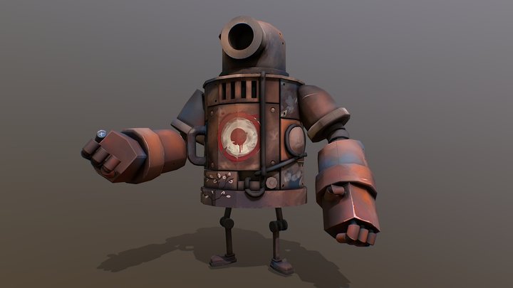 Scrapyard Junkbot 3D Model