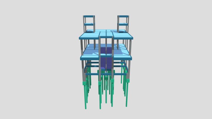 Projeto Estrutural - José Da Cunha 3D Model