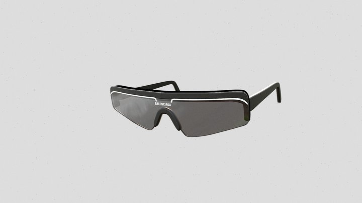 Balenciaga glasses 3D Model