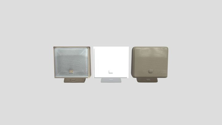 Speaker Set 3D Model