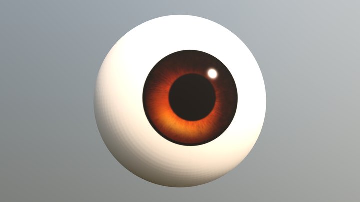 Disney's Luca eye style 3D Model