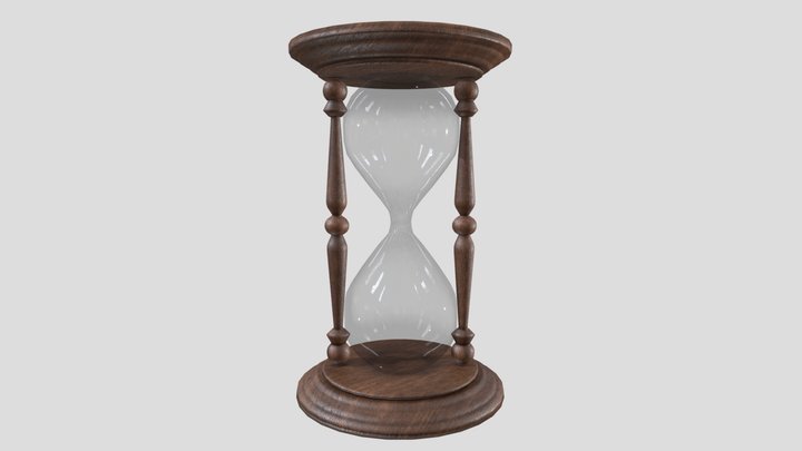 Hourglass Animation 3D Model