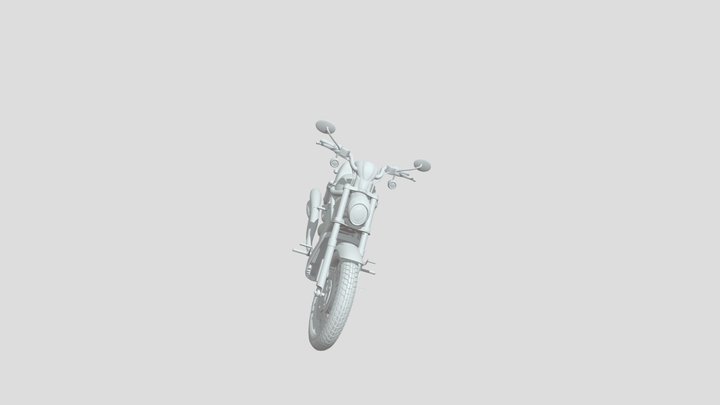 Harley Motorbike 3D Model