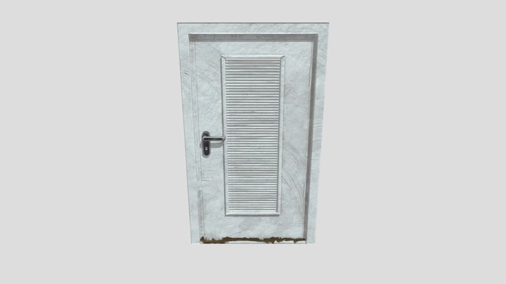 Door White 2 3D Model