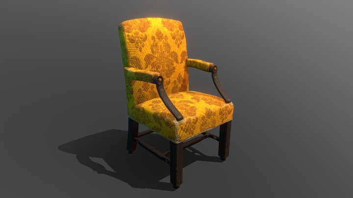 The Sims 1 Armchair 3D Model
