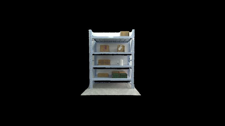 Storage Rack Captured By Okulo C1 RGBD Camera 3D Model