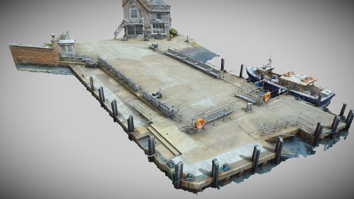 Brownsea Town Quay Survey 3D Model