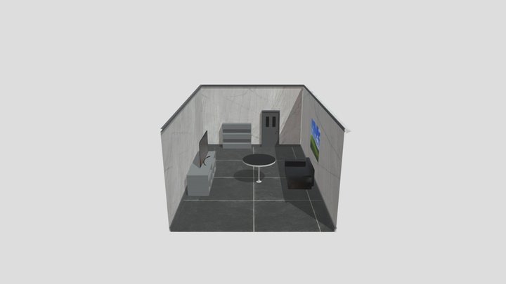 Sala trabalho 3D Model