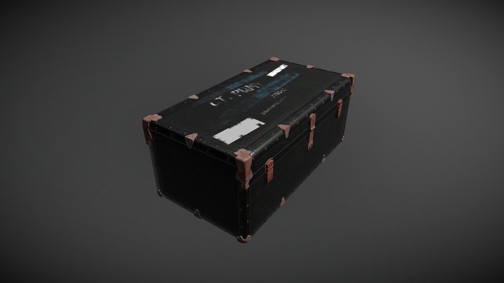 Old Foot Locker/Trunk 3D Model