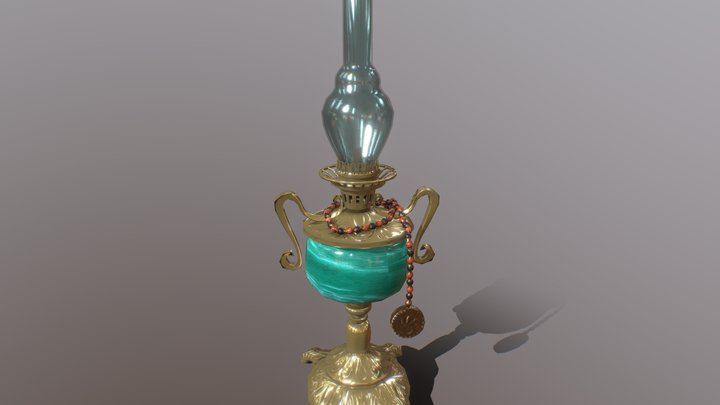 Large kerosene lamp