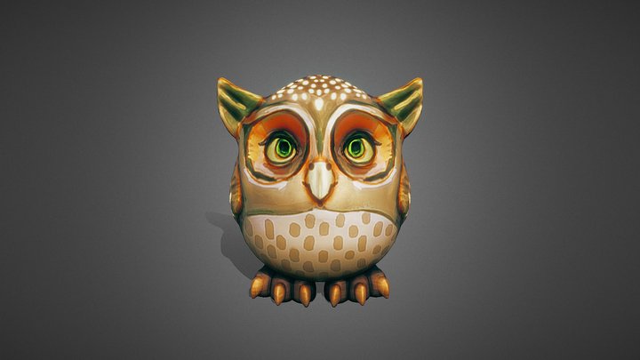 Owl (Tecolote) 3D Model