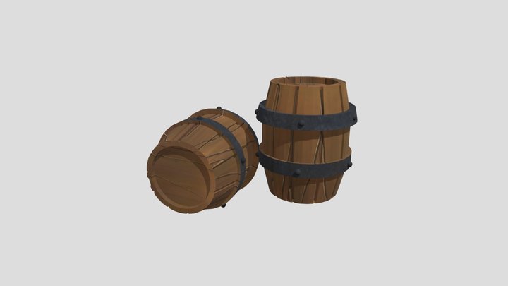 Barrel 3D Model