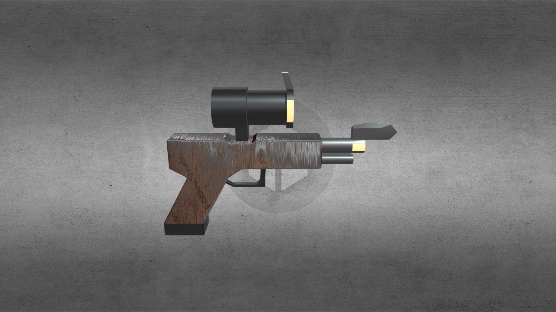 Gun Fatasy 3d Model By Suhaildegrate [ddc0c20] Sketchfab