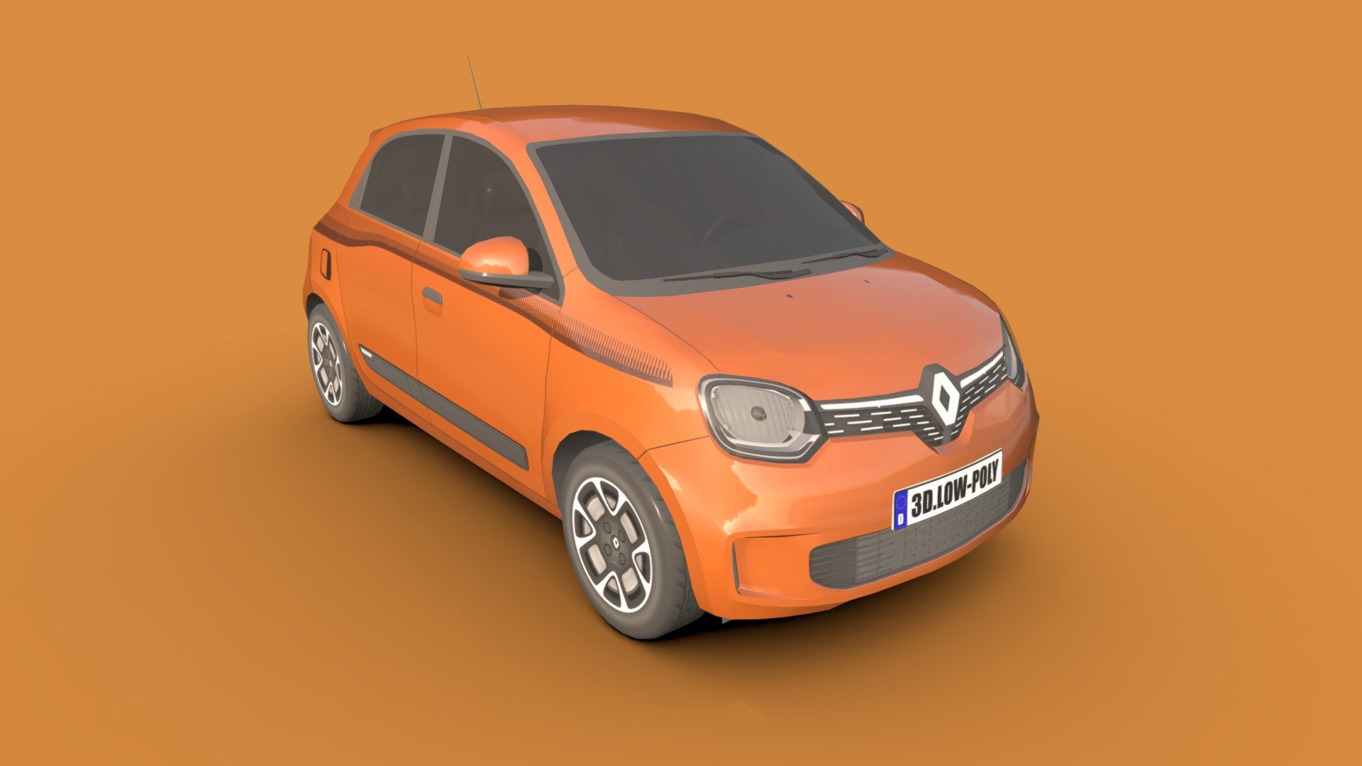 Heko Zijwindschermen compatibel met RENAULT Twingo 3d 2000-2008, 2 st