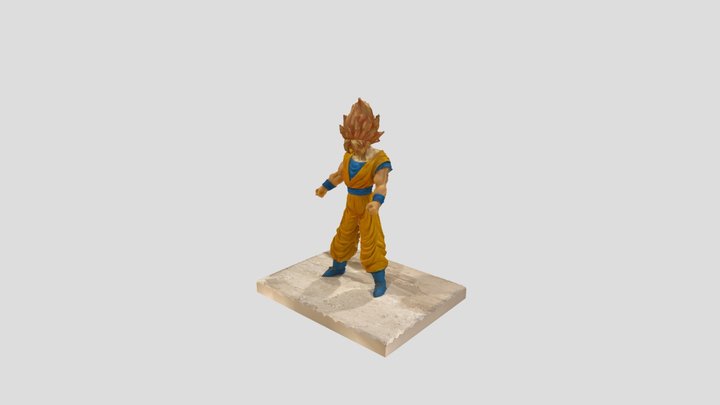 SS1 Goku 3D Model