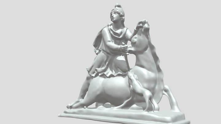 Mithras Slaying The Bull 3D Model
