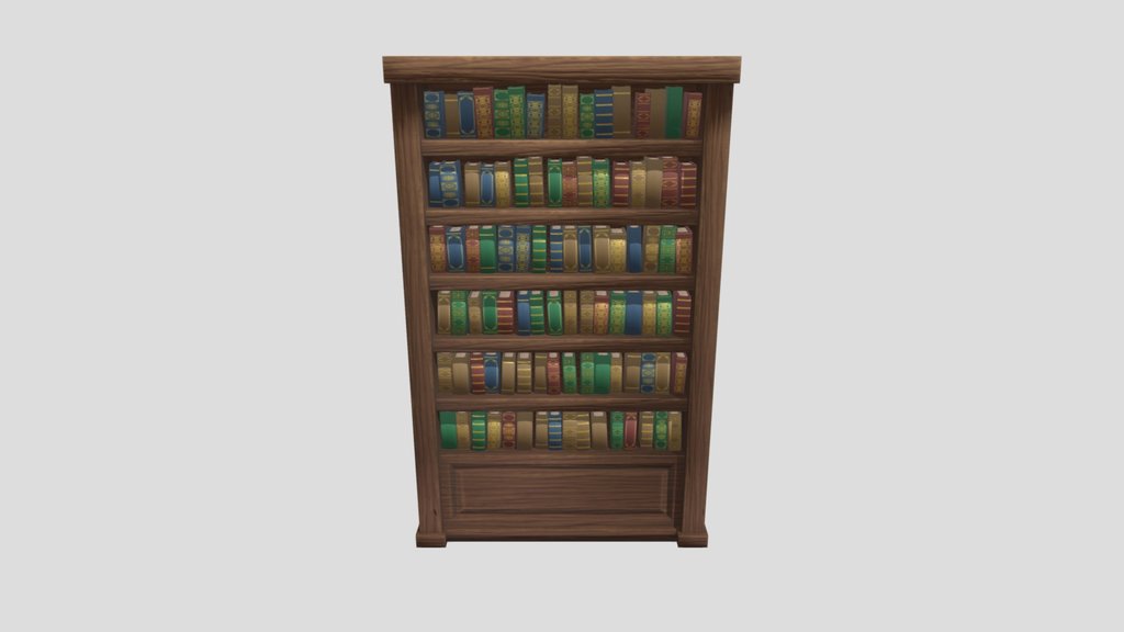 Stylized Bookshelf