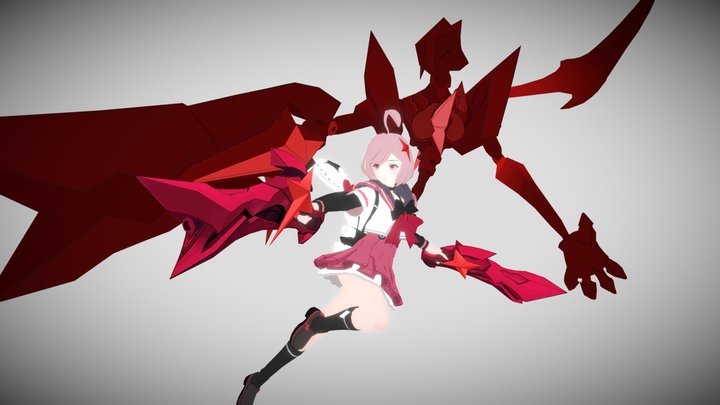 Violet Dimension Breaker (Arena Of Valor) 3D Model