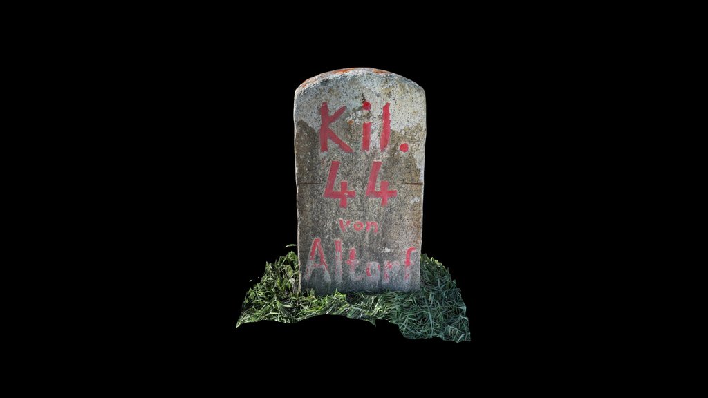 Milestone Furkapass Km 44 von Altdorf