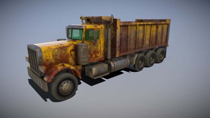 Dump Truck 3D Model