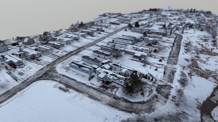 Trailer Park in Winter – Modello 3D gratuito STL