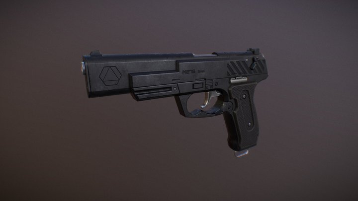 M27S Automatic pistol 3D Model