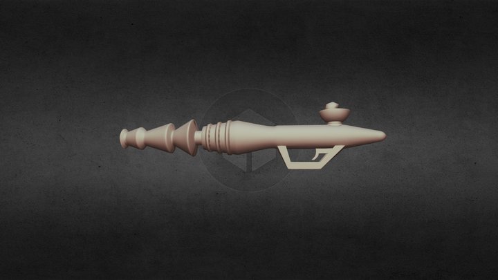 Remastered Ray Gun 3D Model