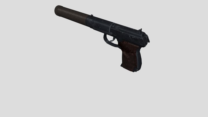Пистолет ПП 3D Model