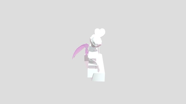 Nina Sitting. She want cake)) 3D Model