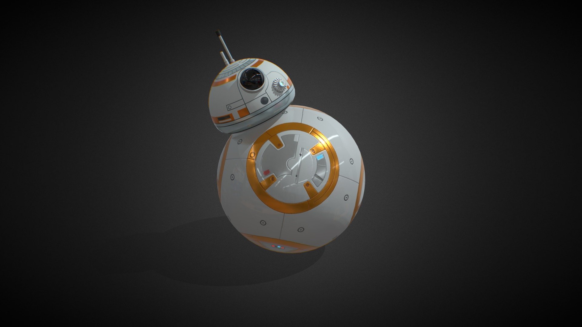 BB-8 - 3D model by Journey_of_Mahadi [ddc624d] - Sketchfab