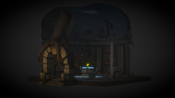 Environment inspired (Indiana Jones) 3D Model