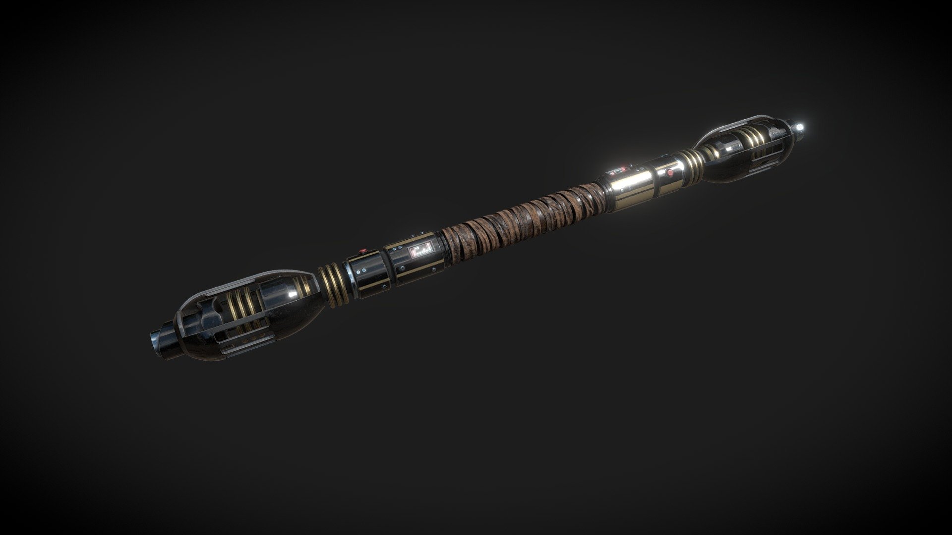 Saber Staff V1 Download Free 3D model by Philip Gilbert