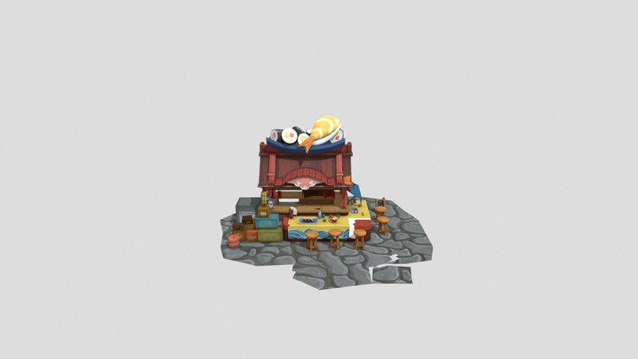 Sushi 3D Model