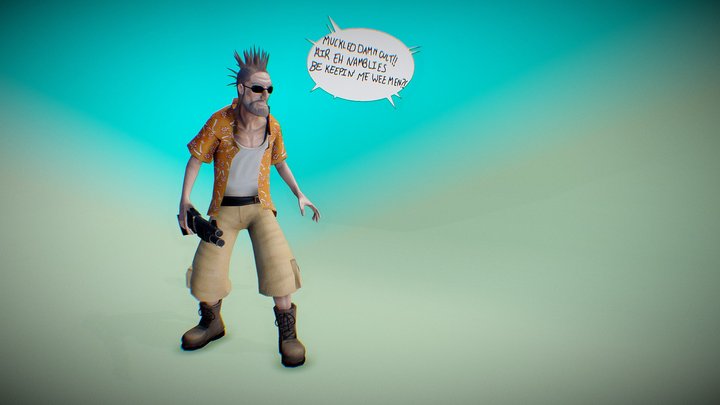 Old Man Henderson 3D Model