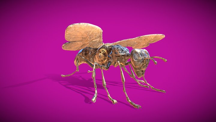 Mechanical Dragonfly – Free 3D Model STL