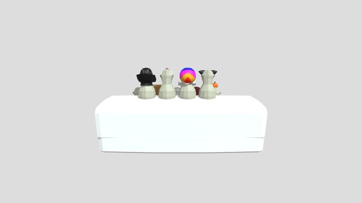 Gorilla-tag-halloween-cosmetics-2021 3D Model