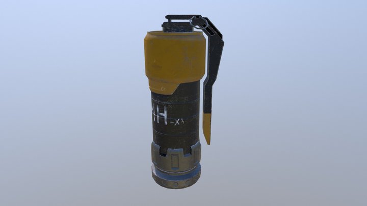 Sci-Fi Flashbang 3D Model