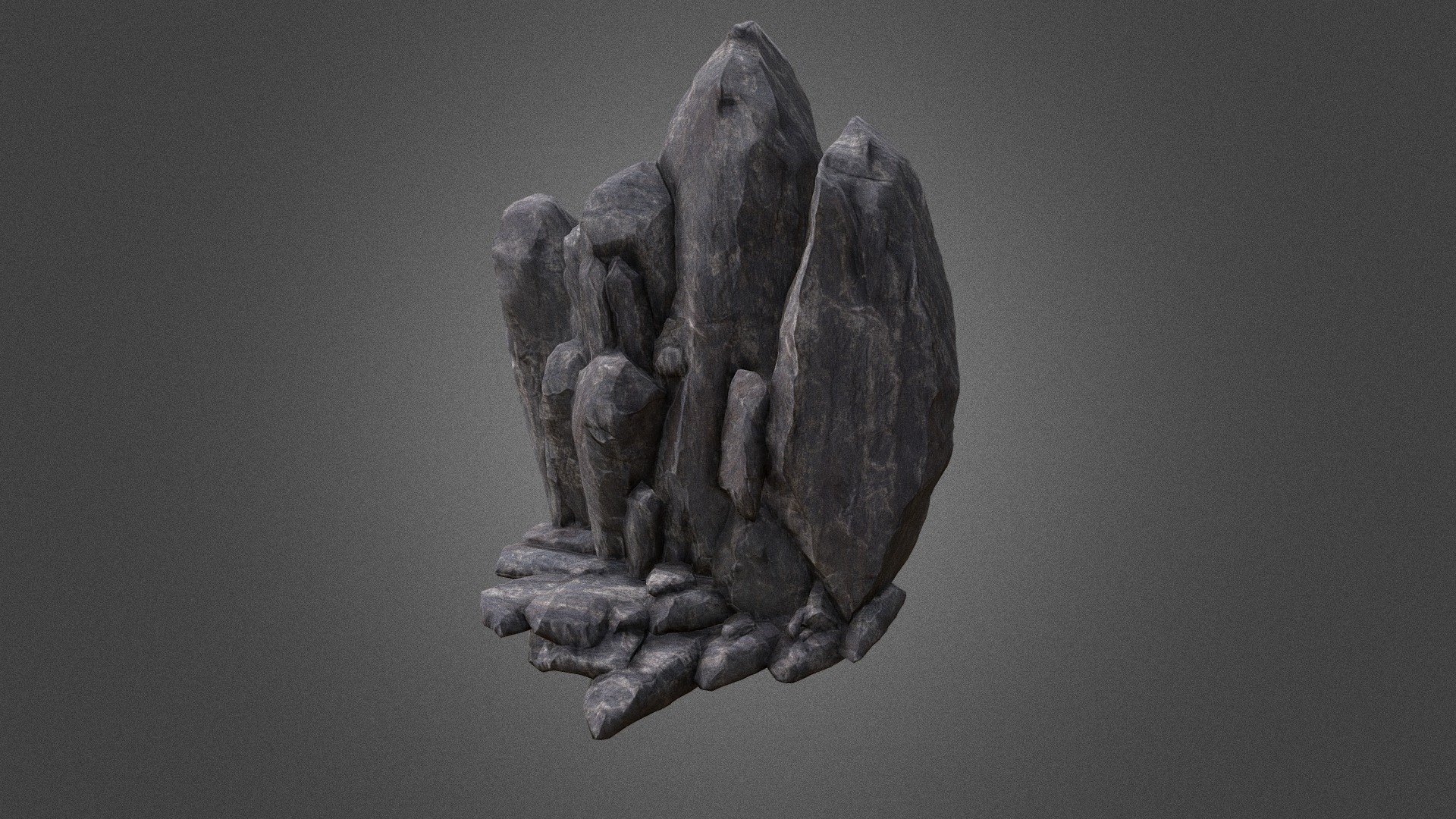 Collapsed Rocks low poly