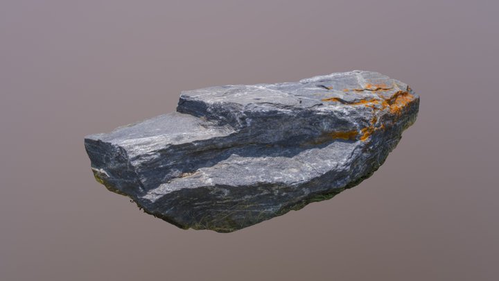 Jakey's Fork Rock 01 3D Model