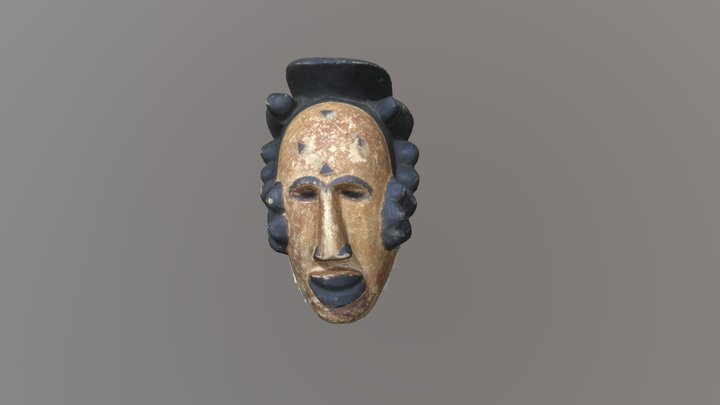 非洲面具 3D Model
