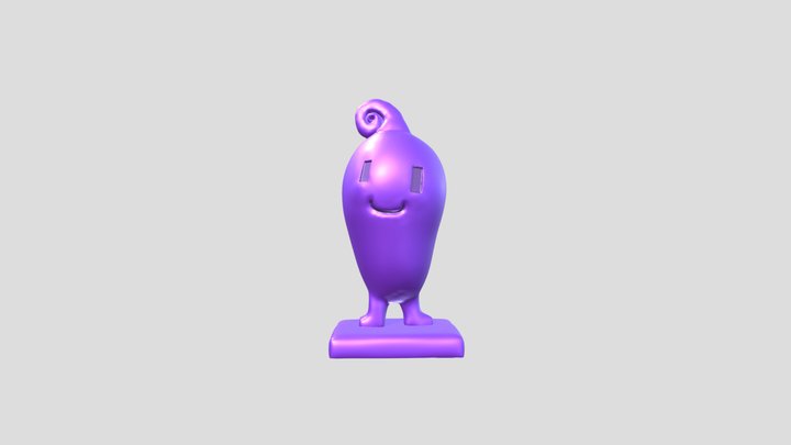 Iridium Krobus Statue 3D Model
