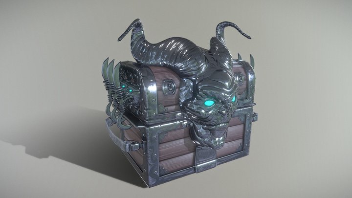 Demonic chest 3D Model
