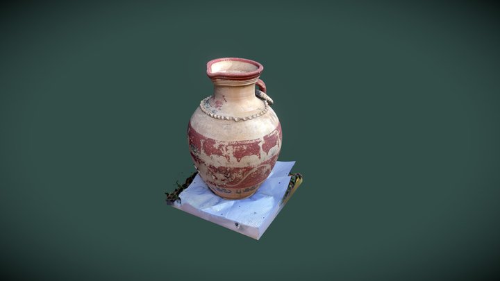 Scanned vase 3D Model