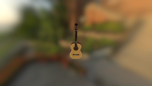 Guitar 3D Model